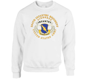 Army - Airborne Badge - 504th Infantry Regiment Wo Ds X 300 Classic T Shirt, Crewneck Sweatshirt, Hoodie, Long Sleeve