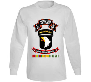 Ssi - Vietnam - L Co 75th Ranger - 101st Abn - Lrsd W Vn Svc X 300 Classic T Shirt, Crewneck Sweatshirt, Hoodie, Long Sleeve