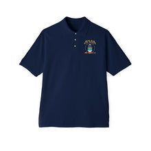 Load image into Gallery viewer, Men&#39;s Piqué Polo - USAF - Air Force w stars w IRAQ SVC
