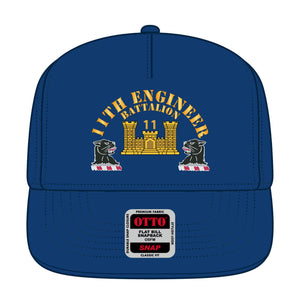 Baseball Cap - 11th Engineer Battalion - Hat X 300 - Film to Garment (FTG)