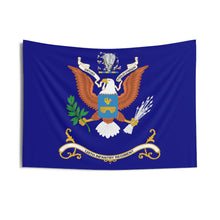 Load image into Gallery viewer, Indoor Wall Tapestries - 120th Infantry Regiment - VIRTUES KINDLES STRENGTH - Regimental Colors Tapestry
