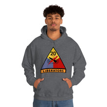 Load image into Gallery viewer, Unisex Heavy Blend™ Hooded Sweatshirt - Army - 20th Armored Division - Liberators wo Txt
