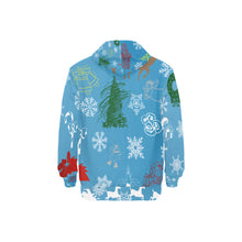 Load image into Gallery viewer, Santa Claus is coming to town New Men&#39;s All-Over Print Hoodie (Model H55)
