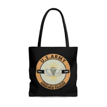 Load image into Gallery viewer, Tote Bag (AOP) - Airborne Ranger Colonel (Ret.) Kent Miller - US Army - Black
