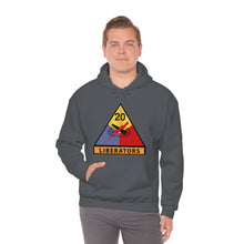 Load image into Gallery viewer, Unisex Heavy Blend™ Hooded Sweatshirt - Army - 20th Armored Division - Liberators wo Txt
