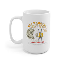 Load image into Gallery viewer, Ceramic Mug 15oz - SOF - USAF Special Recon Team - Ski Warfare - Ski Combat - Winter Warfare X 300
