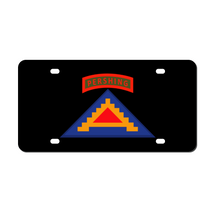 Load image into Gallery viewer, [Made in USA] Custom Aluminum Automotive License Plate 12&quot; x 6&quot; - Army - 56th Artillery Brigade - 7th Army w Pershing Tab wo Txt
