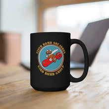 Load image into Gallery viewer, Black Mug 15oz - AAC - 329th Bomb Squadron,93rd Bomb Group - WWII - USAAF
