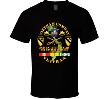 Load image into Gallery viewer, Army - Vietnam Combat Cavalry Veteran W 2bn 8th Cav Coa - 1st Cav Div Abn T Shirt
