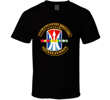 Load image into Gallery viewer, 11th Infantry Brigade with Vietnam Service Ribbons T Shirt, Premium, Hoodie
