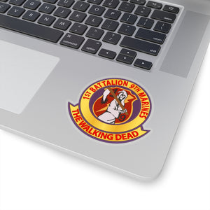 Kiss-Cut Stickers - USMC - 1st Bn 9th Marines wo Txt