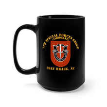 Load image into Gallery viewer, Army - 7th Special Forces Group with Flash - Fort Bragg, NC - Mug
