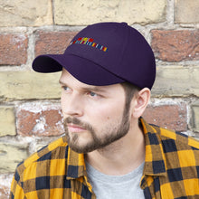 Load image into Gallery viewer, Afghanistan War Service Ribbon Bar - Unisex Twill Hat - Direct to Garment (DTG) Printed
