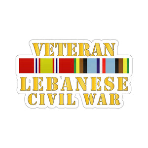 Kiss-Cut Stickers - USMC - Veteran Lebanese Civil War w  EXP SVC