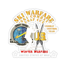 Load image into Gallery viewer, Kiss-Cut Stickers - SOF - USAF Combat Control Team - Ski Warfare - Ski Combat - Winter Warfare X 300
