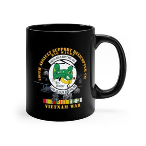 Army - 180th Assault Support Helicopter Company - Big Windy with Vietnam Service Ribbons- Mug