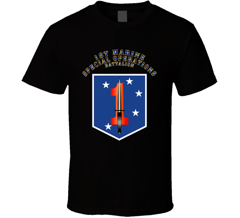 1st Marine Special Operations Battalion T Shirt, Premium and Hoodie