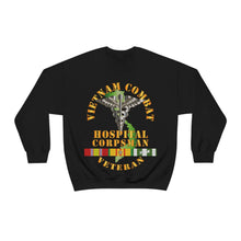 Load image into Gallery viewer, Unisex Heavy Blend Crewneck Sweatshirt - USN  - USMC - Vietnam Combat Veteran Hospital Corpsman  X 300
