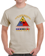 Load image into Gallery viewer, Army - 761st Tank Battalion - Black Panthers - W Ssi Wwii  Eu Svc T Shirt
