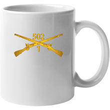 Load image into Gallery viewer, Army - 1st Bn 502nd Infantry Regt - Infantry Br Wo Txt Mug

