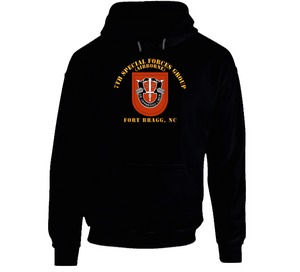 7th Special Forces Group w Flash - Fort Bragg, North Carolina Hoodie and Long Sleeve