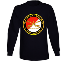 Load image into Gallery viewer, Army - 9th Cavalry Regiment - Fort Union,  Nm - Buffalo Soldiers W Cav Branch Long Sleeve T Shirt
