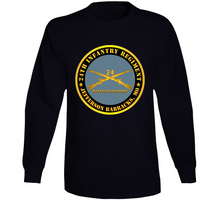 Load image into Gallery viewer, Army - 24th Infantry Regiment - Jefferson Barracks, Mo - Buffalo Soldiers W Inf Branch Long Sleeve T Shirt
