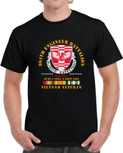 Load image into Gallery viewer, 864th Engineer Bn - June 9 1965 - 6 Sept 1965 - Vietnam Vet W Vn Svc T Shirt
