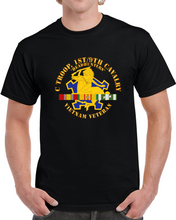 Load image into Gallery viewer, Army - C Troop, 1st-9th Cavalry - Headhunters - Vietnam Vet W 1966-1967 Vn Svc X 300 T Shirt
