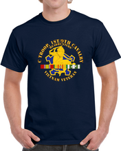 Load image into Gallery viewer, Army - C Troop, 1st-9th Cavalry - Headhunters - Vietnam Vet W 1966-1967 Vn Svc X 300 T Shirt
