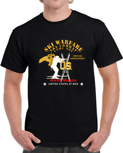 Sof - Usmc Special Operations - Ski Warfare - Ski Combat - Winter Warfare X 300 T Shirt