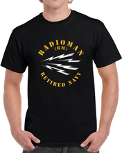 Load image into Gallery viewer, Navy - Rate - Radioman - Retired Navy - Flat X 300 T Shirt
