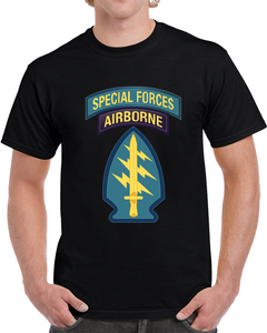 Army - Special Forces Group - Flat Wo Txt T Shirt