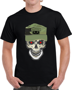 Army - Ranger Patrol Cap - Skull - Ranger Airborne X 300 T Shirt