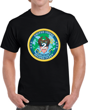 Load image into Gallery viewer, Navy - United States Second Fleet Wo Txt X 300 T Shirt
