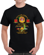 Load image into Gallery viewer, Usmc - 1st Bn 9th Marines - 3rd Mardiv - Operation Dewey Canyon W Vn Svc T Shirt
