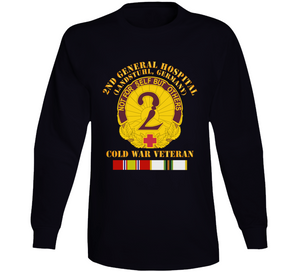 Army - 2nd General Hospital - Landstuhl Frg - W Cold Svc Long Sleeve T Shirt