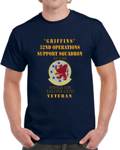 Load image into Gallery viewer, Army - Usaf - 52nd Operations Support Squadron - Griffins - Wings Up Talons Out Classic T Shirt
