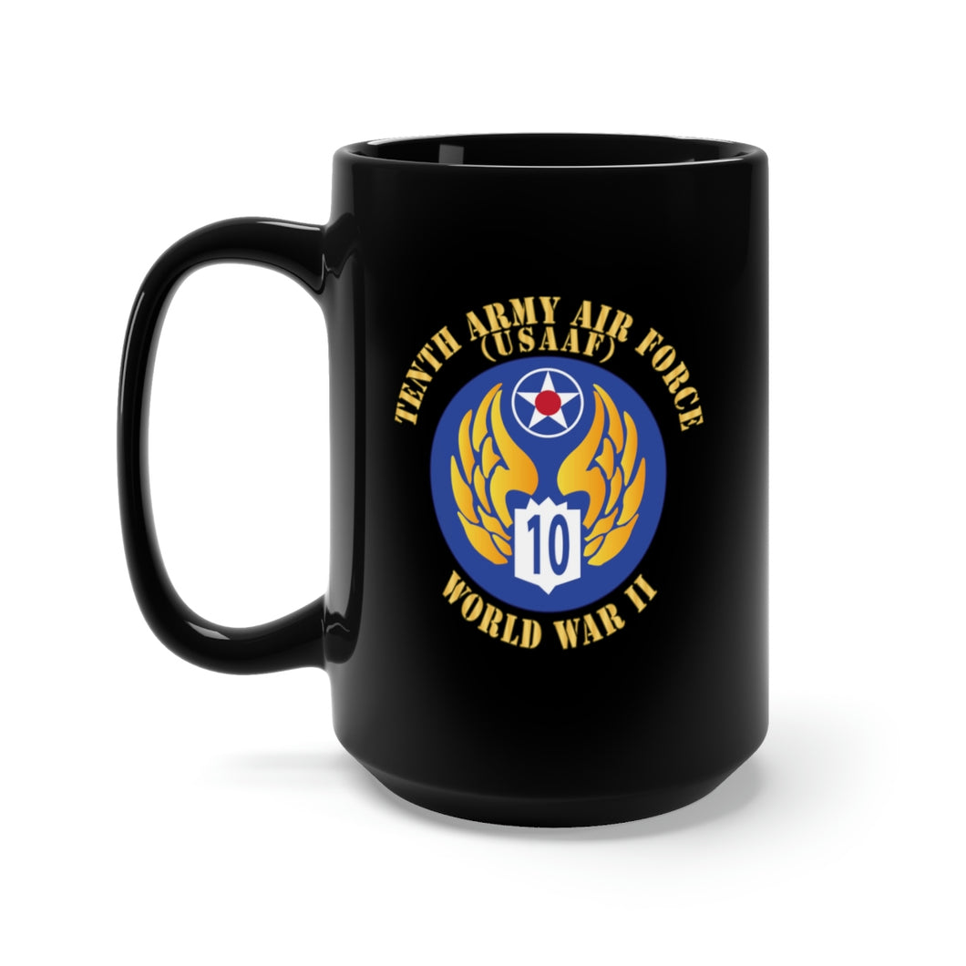 Black Mug 15oz - SSI - AAF - 10th Air Force - WWII - USAAF x 300