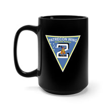 Load image into Gallery viewer, Black Mug 15oz - Navy - Patrol and Reconnaissance Wing Two wo Txt
