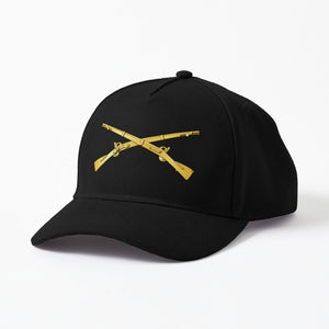 Baseball Cap - Army - Infantry Branch - Crossed Rifles - Film to Garment (FTG)