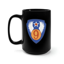 Load image into Gallery viewer, Black Mug 15oz - AAC - SSI - 9th Air Force wo Txt X 300
