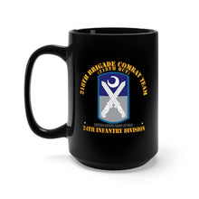 Load image into Gallery viewer, Black Mug 15oz - Army - 218th Brigade Combat Team - 24th Infantry Division
