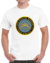 Load image into Gallery viewer, Army - 25th Infantry Regiment - Jackson Barracks, LA - Buffalo Soldiers w Inf Branch Classic T Shirt &amp; Crewneck Sweatshirt
