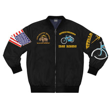 Load image into Gallery viewer, Men&#39;s AOP Bomber Jacket - E Company, 25th Infantry, Buffalo Soldiers
