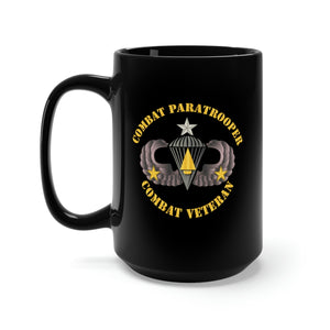 Black Mug 15oz - Cold War Weapons - Infantry Armor w COLD SVC X 300