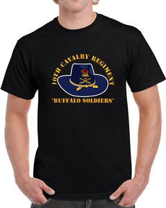 Army - 10th Cavalry Regiment - Buffalo Soldiers Classic T Shirt