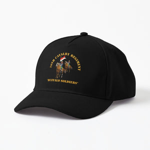 Baseball Cap - Army - 10th Cavalry Regiment w Cavalrymen - Buffalo Soldiers - Film to Garment (FTG)