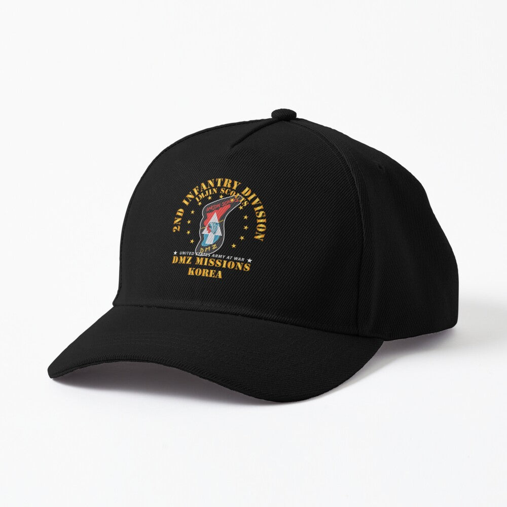 Baseball Cap - Twill Hat - Army - 2nd Infantry Division - ImJin Scout -DMZ Missions - Film to Garment (FTG)