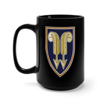 Load image into Gallery viewer, Black Mug 15oz - USAF - 22nd Support Command Combat Service Identification Badge wo Txt X 300
